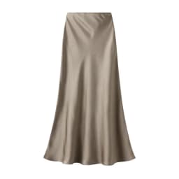 Woman 2025 Satin Skirt Women High Waist Long Skirts for Women Summer Black Midi Skirt Office Elegant Women's Skirts LSK9836