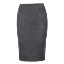 Women Skirts Suede Solid Color Pencil Skirt Female Autumn Winter High Waist Bodycon Vintage Suede Split Thick Stretchy Skirts