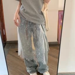 Midi Skirts Women Lace Drawstring Design Elegant Korean Style Spring Summer A-line High Waist Irregular Side Slit Fashion Street