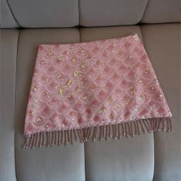 Sexy Mermaid Scale Sequin Mini Skirt Women's Fringe Hem High Waist Bodycon Skirts 2026 Summer New Lady Shiny Beach Vacation Wear