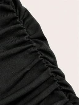 Solid Bodycon Ruched Long Skirt Women Sexy Black Elastic Elegant High Waist Mermaid Maxi Skirts Summer Streetwear 2024
