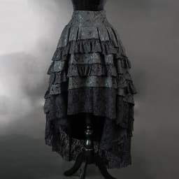 Women Harajuku Black Printing Skirts Lace Patchwork Vintage Gothic Streetwear Lace Patchwork Jupe Y2k Aesthetic Grunge Faldas