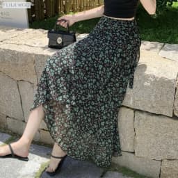 2025 Chic Korea Clothes Summer Women Cute Sweet GIrl Floral Robe Holiday Date High Waist Retro Vintage One-Piece Lace-Up Skirts