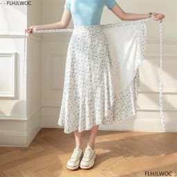 2025 Chic Korea Clothes Summer Women Cute Sweet GIrl Floral Robe Holiday Date High Waist Retro Vintage One-Piece Lace-Up Skirts