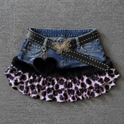 Casual American Vintage Mini Skirt For Women Y2K Subculture Punk Retro Style Sexy Slim Jean Skirts Party Outfits Teen Girls 2026