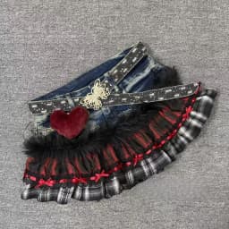 Casual American Vintage Mini Skirt For Women Y2K Subculture Punk Retro Style Sexy Slim Jean Skirts Party Outfits Teen Girls 2026