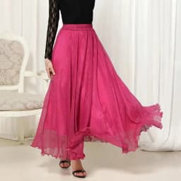 Women Skirts New 2026 Summer Elastic waist Elegant Seaside Holiday Skirt Bohemian Long Skirt Big Skirt Chiffon Beach Skirt Femme