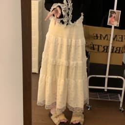 Japanese Sweet Midi Skirt Women Lace Patchwork Ruffle Autumn Winter Cake Skirts Cute High Waist All Match Loose Casual Skirt New