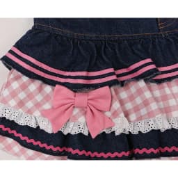 2025 Sweet Lolita Mini Denim Skirts Women Gothic Lace Plaid Hearts Ruffles Jk Skirt Japanese Girls Sexy Y2k Punk Tiered Skirt