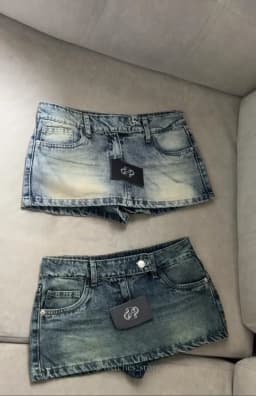Women Summer Low Waist Vintage Denim Mini Skirts Fashion Y2k Clothes A Line Blue Slim Cute Sexy Short Interno Jeans Skirt Female