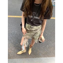 MEXZT Y2K 2000S Asymmetric Mini Skirt Women Harajuku Floral Print Hip Wrap Skirts Summer Korean Aesthetic Slim A Line Skirt New
