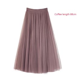 Vintage Tulle Skirt Women Streetwear Elastic High Waist Mesh Pleated Skirts Summer Elegant Korean A Line Office Ladies Skirt New