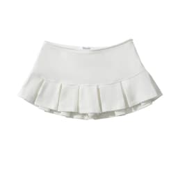 YENKYE Y2K Girls Sexy Low Waist Pleated Mini Skirt Women Side Zipper Summer Short Skater Skirts