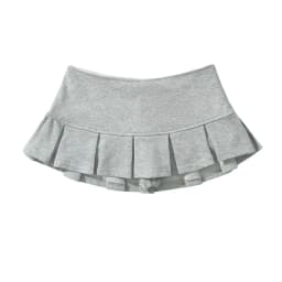 YENKYE Y2K Girls Sexy Low Waist Pleated Mini Skirt Women Side Zipper Summer Short Skater Skirts