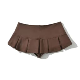 YENKYE Y2K Girls Sexy Low Waist Pleated Mini Skirt Women Side Zipper Summer Short Skater Skirts