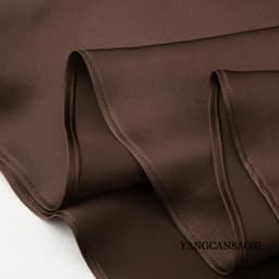 2026 Women's Early Spring New Heavy 100% Natural Mulberry Silk Satin Solid Slant Cutting Slimming Bag Hip Fishtail Skirt