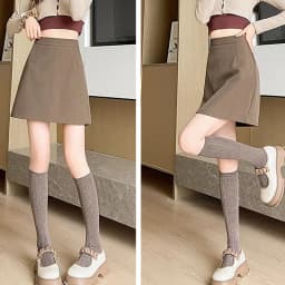 Korean Fashion Office Ladies Pencil Skirts Streetwear High Waist Zip Mini Skirt Woman Autumn New Solid All-Match Bodycon Skirt