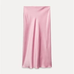 2026 Women Simple Casual Long Skirt Spring Summer Elastic High Waisted A-Line Skirts Woman Elegant Streetwear Satin Skirts Lady