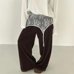 High Waist Lace Trim Butt Flap Women Sexy Skirt Extender Sheer Hollow Out Floral Layering Bottom With Waistband Ladies Partywear