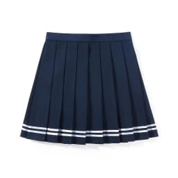 New Summer Women Girls Stripe Skirt 2025 High Waist Student Black Pleated Skirts Women Cute Sweet Girls Dance Mini Skirt XS-3XL