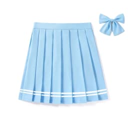 New Summer Women Girls Stripe Skirt 2025 High Waist Student Black Pleated Skirts Women Cute Sweet Girls Dance Mini Skirt XS-3XL