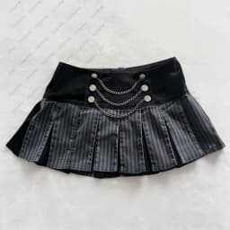 Y2K High Street grey A-line dress women's wear Harajuku hot Girl Sweet guy characteristic style slender elastic Cool denim dress