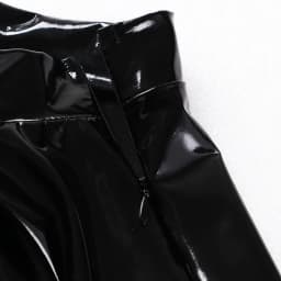 Women's A Line Skirt Glossy Patent Leather Flared Miniskirt Dance Performance Skirt Clubwear Cosplay Retro Style