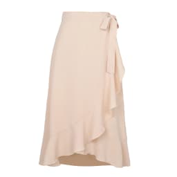 Summer Long Skirts For Women 2026 Fashion Lace Up Irregular Solid Color High Waist Bodycon Black Skirt Female Pink Chiffon Skirt