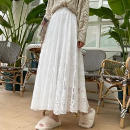2026 New Spring Summer Women Long Skirt Fairy Palace Style Custom Lace Oversize Pendulum Mid-length Female Skirts