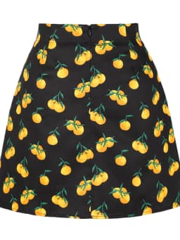 Cotton Y2K Summer Mini Skirts Women Harajuku Pencil Beach Streetwear Vintage Black Floral Print Short A Line Skirt Falda Corta