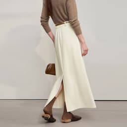 Amii Skirts For Woman 2025 Winter New Commuter Loose Long Knitting A-Line Skirt Wool Solid Versatile Clothing Ladies 12544124