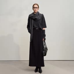 Amii Skirts For Woman 2025 Winter New Commuter Loose Long Knitting A-Line Skirt Wool Solid Versatile Clothing Ladies 12544124