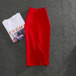 2026 New Women's Pencil Skirts Solid Pur High Waist Slim Fit Girl Summer Office Lady Elastic Female Sexy Tube Faldas PL211