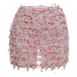 Weird Puss Colorful Tassel Skirts Peach Hip Women Thin Knit Wild Sexy Midnight Summer Trend Stretch Skinny Streetwear Bodycon