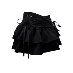 New Fashion Women Hot Girl Sweet Kawaii Bow Vintage Y2k Clothes American Streetwear Sexy Summer A-line Gothic Mini Denim Skirts