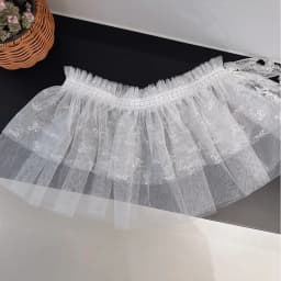 Y2K Mini Skirts Women Harajuku Aesthetic White Tulle Bandage Skirt Japanese Vintage Lolita Lace Trim Miniskirt Matching Pants