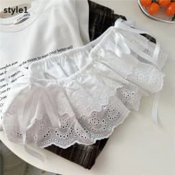 Y2K Mini Skirts Women Harajuku Aesthetic White Tulle Bandage Skirt Japanese Vintage Lolita Lace Trim Miniskirt Matching Pants