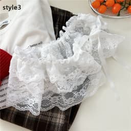 Y2K Mini Skirts Women Harajuku Aesthetic White Tulle Bandage Skirt Japanese Vintage Lolita Lace Trim Miniskirt Matching Pants