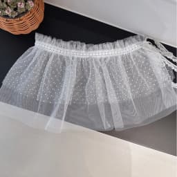 Y2K Mini Skirts Women Harajuku Aesthetic White Tulle Bandage Skirt Japanese Vintage Lolita Lace Trim Miniskirt Matching Pants