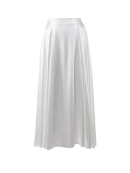 Elegant Satin Loose Women Skirt 2025 High Waist Maxi Skirts Streetwear Classic Long Skirt Fashion Female Black Skirt