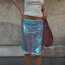Women Polka Dot Sheer Skirt Sexy Mesh See Through Midi Skirts Summer Beach Cover Up Skirts Y2k Coquette Streetwear