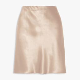 Women Fashion Acetate Short Skirts Elegant High Waist Evening Party Satin Skirts Female 2026 Summer Casual Champagne Mini Skirt