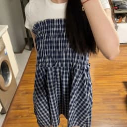 2026 Women Knee Length 2000s Summer Korean High Waist A Line Skirts Harajuku Aesthetic Patchwork Vintage Plaid Print Mini Skirt