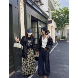 Trendy Vintage Polka Dot Print Maxi Skirt Women High Waist Long Skirt Design Spring Summer Clothes Loose Harajuku Y2k Skirts New
