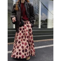 Trendy Vintage Polka Dot Print Maxi Skirt Women High Waist Long Skirt Design Spring Summer Clothes Loose Harajuku Y2k Skirts New