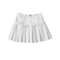 Women's Y2k A-line Pleated Skirt Vintage Plaid Mini Skirt Harajuku Korean Elegant Preppy Style Bow Skirts 2000s Clothes Summer
