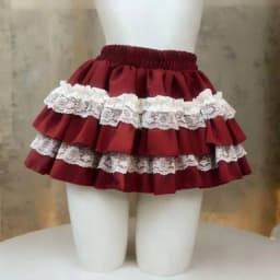 Lolita Style Cute Cake Skirt Women Japanese Sweet Y2K Lace Ruffles High Waist Mini Skirt Harajuku Princess Party Skirts