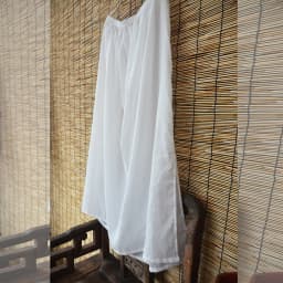 Johnature Women Casual White Skirts Cotton 2025 Summer New Female A-Line Skirts