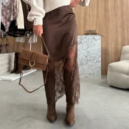 2025 High Waist Lace Skirts Fashion Women Slim Hollow Out Autumn Patchwork Boho Maxi Skirt Casual Office Lady Commute Clothes
