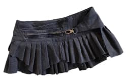 Y2K Coquette Brown Plaid Ruffle Mini Skirt Women Lace Layered Bow High Waist Micro Skort Streetwear Gothic Trend Lower Garment